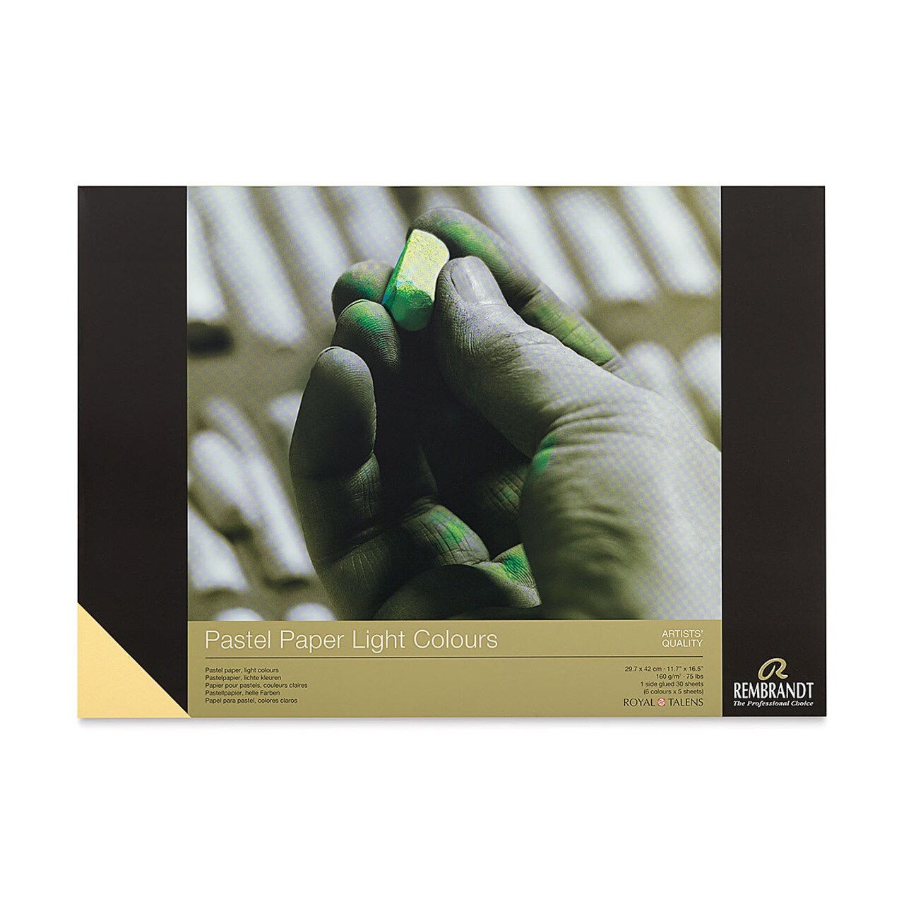 Rembrandt Soft Pastel Paper Pad - 16.5" x 11.7", Light Colors